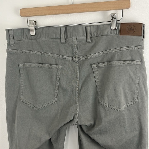 Peter Millar Grey-Brown Cotton Chinos - Picture 9 of 11